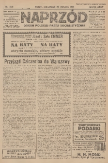 Naprzód : organ Polskiej Partji Socjalistycznej. 1925, nr 223