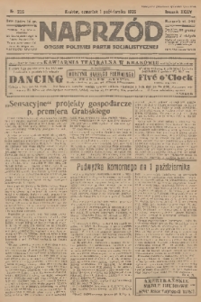 Naprzód : organ Polskiej Partji Socjalistycznej. 1925, nr 225