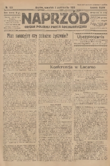 Naprzód : organ Polskiej Partji Socjalistycznej. 1925, nr 231