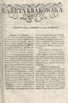 Gazeta Krakowska. 1815 , nr 77