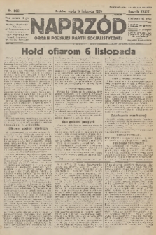 Naprzód : organ Polskiej Partji Socjalistycznej. 1925, nr 260