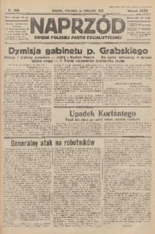 Naprzód : organ Polskiej Partji Socjalistycznej. 1925, nr 264