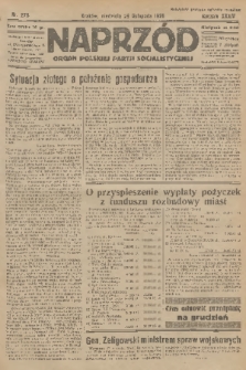 Naprzód : organ Polskiej Partji Socjalistycznej. 1925, nr 276