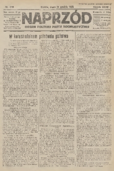 Naprzód : organ Polskiej Partji Socjalistycznej. 1925, nr 289