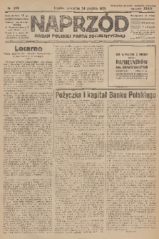 Naprzód : organ Polskiej Partji Socjalistycznej. 1925, nr 296