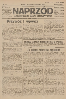 Naprzód : organ Polskiej Partji Socjalistycznej. 1926, nr 14