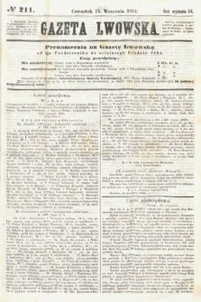 Gazeta Lwowska. 1864, nr 211