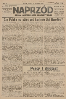 Naprzód : organ Polskiej Partji Socjalistycznej. 1926, nr 87