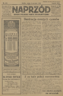 Naprzód : organ Polskiej Partji Socjalistycznej. 1926, nr 203