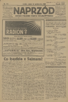 Naprzód : organ Polskiej Partji Socjalistycznej. 1926, nr 251