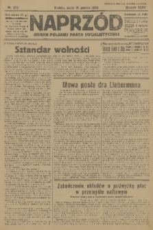 Naprzód : organ Polskiej Partji Socjalistycznej. 1926, nr 289