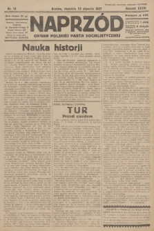 Naprzód : organ Polskiej Partji Socjalistycznej. 1927, nr 18