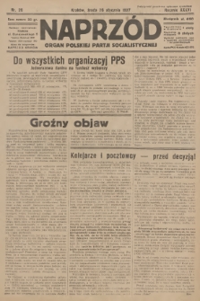 Naprzód : organ Polskiej Partji Socjalistycznej. 1927, nr 20