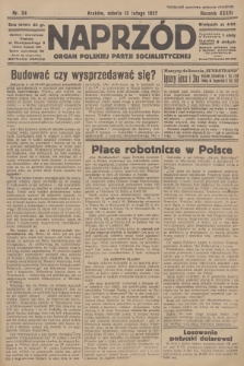 Naprzód : organ Polskiej Partji Socjalistycznej. 1927, nr 34