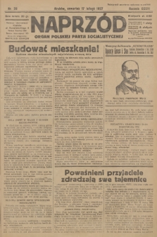Naprzód : organ Polskiej Partji Socjalistycznej. 1927, nr 38
