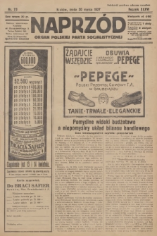 Naprzód : organ Polskiej Partji Socjalistycznej. 1927, nr 73