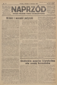 Naprzód : organ Polskiej Partji Socjalistycznej. 1927, nr 77