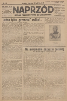 Naprzód : organ Polskiej Partji Socjalistycznej. 1927, nr 83