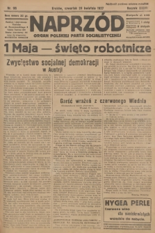 Naprzód : organ Polskiej Partji Socjalistycznej. 1927, nr 96