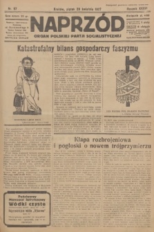 Naprzód : organ Polskiej Partji Socjalistycznej. 1927, nr 97
