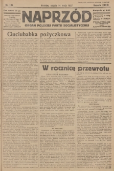 Naprzód : organ Polskiej Partji Socjalistycznej. 1927, nr 109