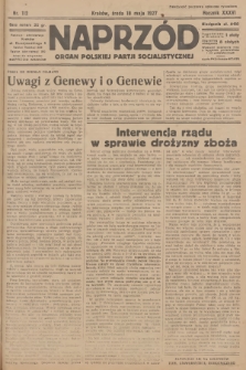 Naprzód : organ Polskiej Partji Socjalistycznej. 1927, nr 112