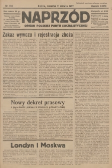 Naprzód : organ Polskiej Partji Socjalistycznej. 1927, nr 124