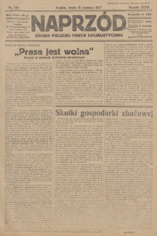 Naprzód : organ Polskiej Partji Socjalistycznej. 1927, nr 135