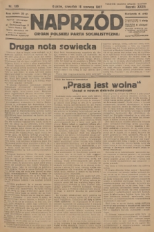 Naprzód : organ Polskiej Partji Socjalistycznej. 1927, nr 136