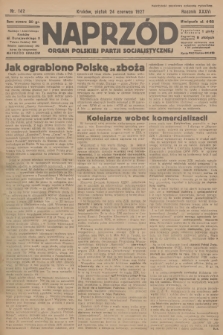 Naprzód : organ Polskiej Partji Socjalistycznej. 1927, nr 142