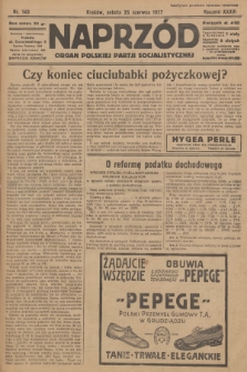 Naprzód : organ Polskiej Partji Socjalistycznej. 1927, nr 143