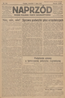 Naprzód : organ Polskiej Partji Socjalistycznej. 1927, nr 153