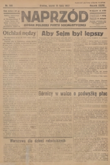 Naprzód : organ Polskiej Partji Socjalistycznej. 1927, nr 160