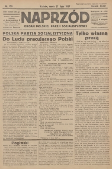 Naprzód : organ Polskiej Partji Socjalistycznej. 1927, nr 170
