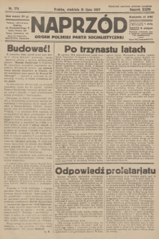 Naprzód : organ Polskiej Partji Socjalistycznej. 1927, nr 174