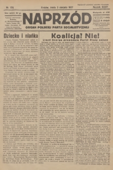 Naprzód : organ Polskiej Partji Socjalistycznej. 1927, nr 176