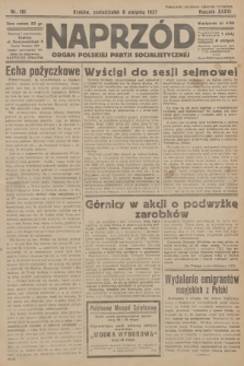 Naprzód : organ Polskiej Partji Socjalistycznej. 1927, nr 181