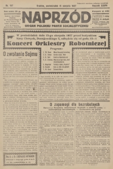 Naprzód : organ Polskiej Partji Socjalistycznej. 1927, nr 187