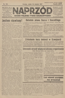 Naprzód : organ Polskiej Partji Socjalistycznej. 1927, nr 195