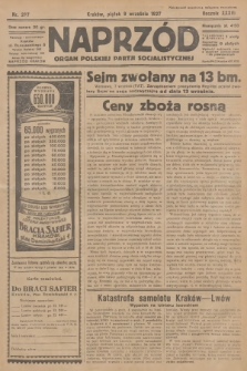 Naprzód : organ Polskiej Partji Socjalistycznej. 1927, nr 207