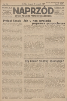 Naprzód : organ Polskiej Partji Socjalistycznej. 1927, nr 221