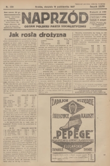 Naprzód : organ Polskiej Partji Socjalistycznej. 1927, nr 239
