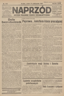 Naprzód : organ Polskiej Partji Socjalistycznej. 1927, nr 243