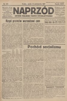 Naprzód : organ Polskiej Partji Socjalistycznej. 1927, nr 244