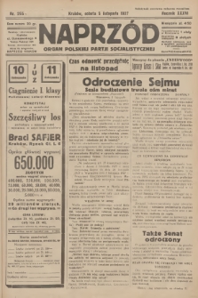 Naprzód : organ Polskiej Partji Socjalistycznej. 1927, nr 255