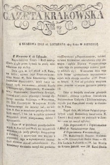 Gazeta Krakowska. 1815 , nr 95