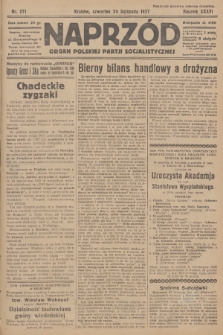 Naprzód : organ Polskiej Partji Socjalistycznej. 1927, nr 271