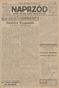 Naprzód : organ Polskiej Partji Socjalistycznej. 1927, nr 275