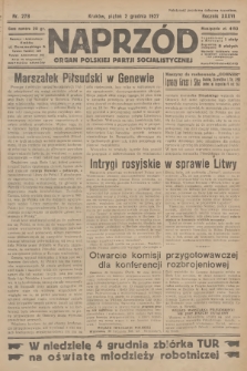 Naprzód : organ Polskiej Partji Socjalistycznej. 1927, nr 278