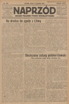 Naprzód : organ Polskiej Partji Socjalistycznej. 1927, nr 287